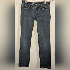 Bullhead Women's Classic Blue Straight Leg Jeans